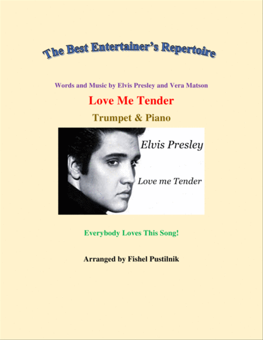 Love Me Tender Trumpet Solo scores gallery preview page 1