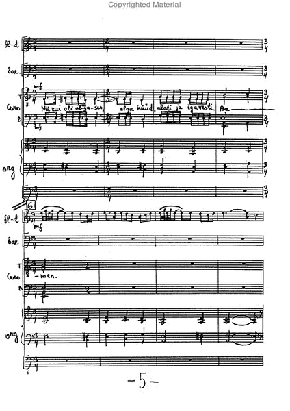 Missa Nr. 4 op. 46 - Weihnachtsmesse 'Joulumissa'