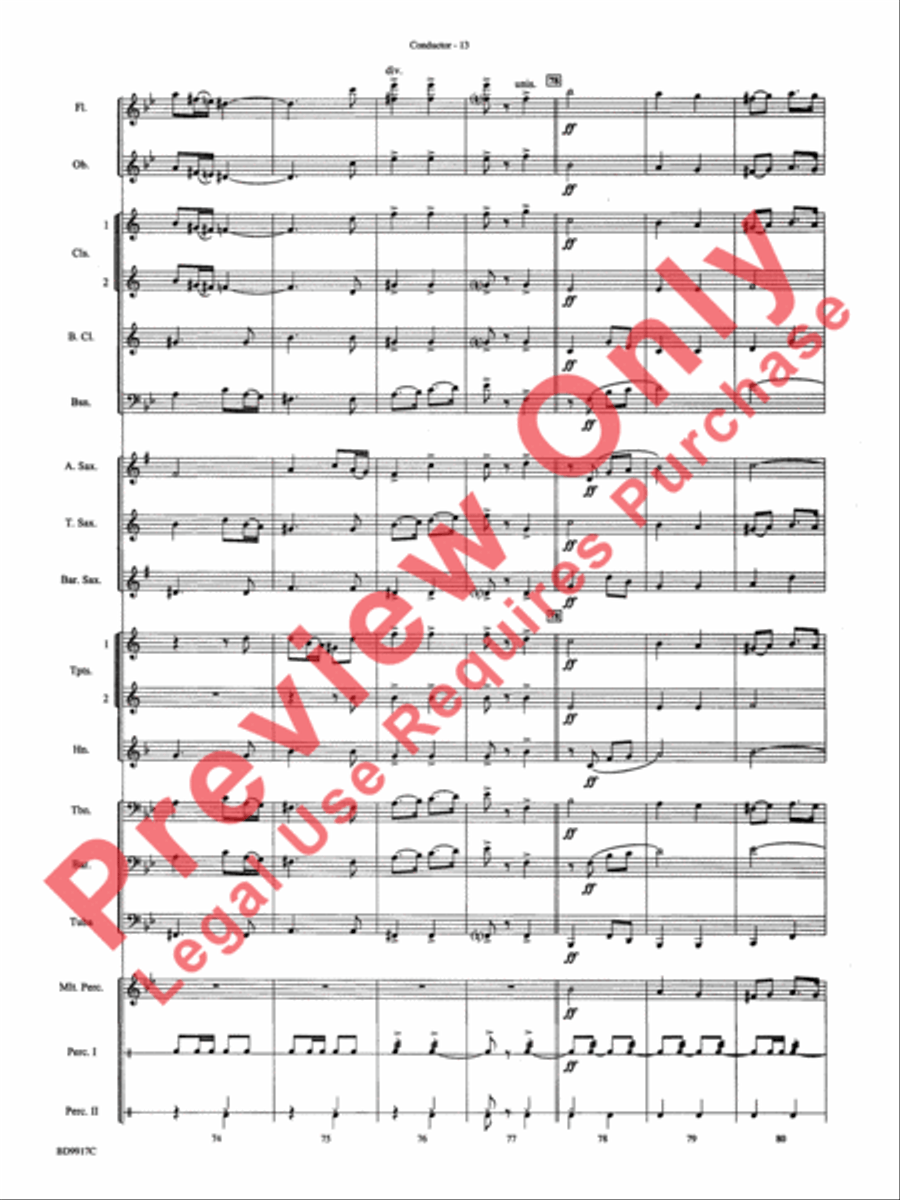 Barnum and Bailey's Favorite Concert Band scores gallery preview page 16