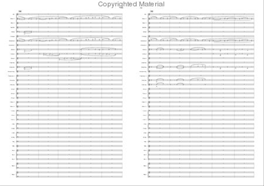 Variations on a Pentatonic Theme Concert Band scores gallery preview page 17