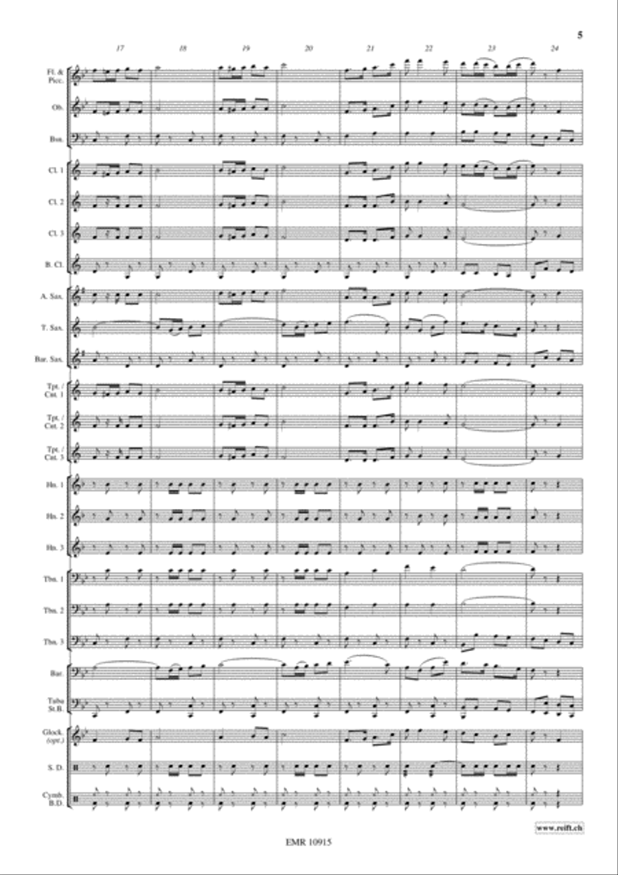 Caprice Caprice Concert Band scores gallery preview page 6