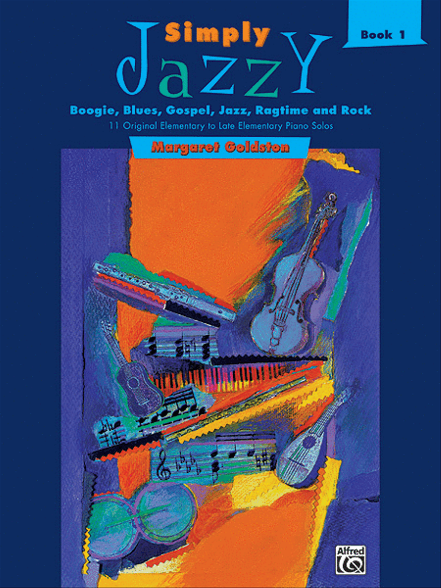 Simply Jazzy -- Boogie, Blues, Gospel, Jazz, Ragtime, and Rock, Book 1 Easy Piano scores gallery preview page 1