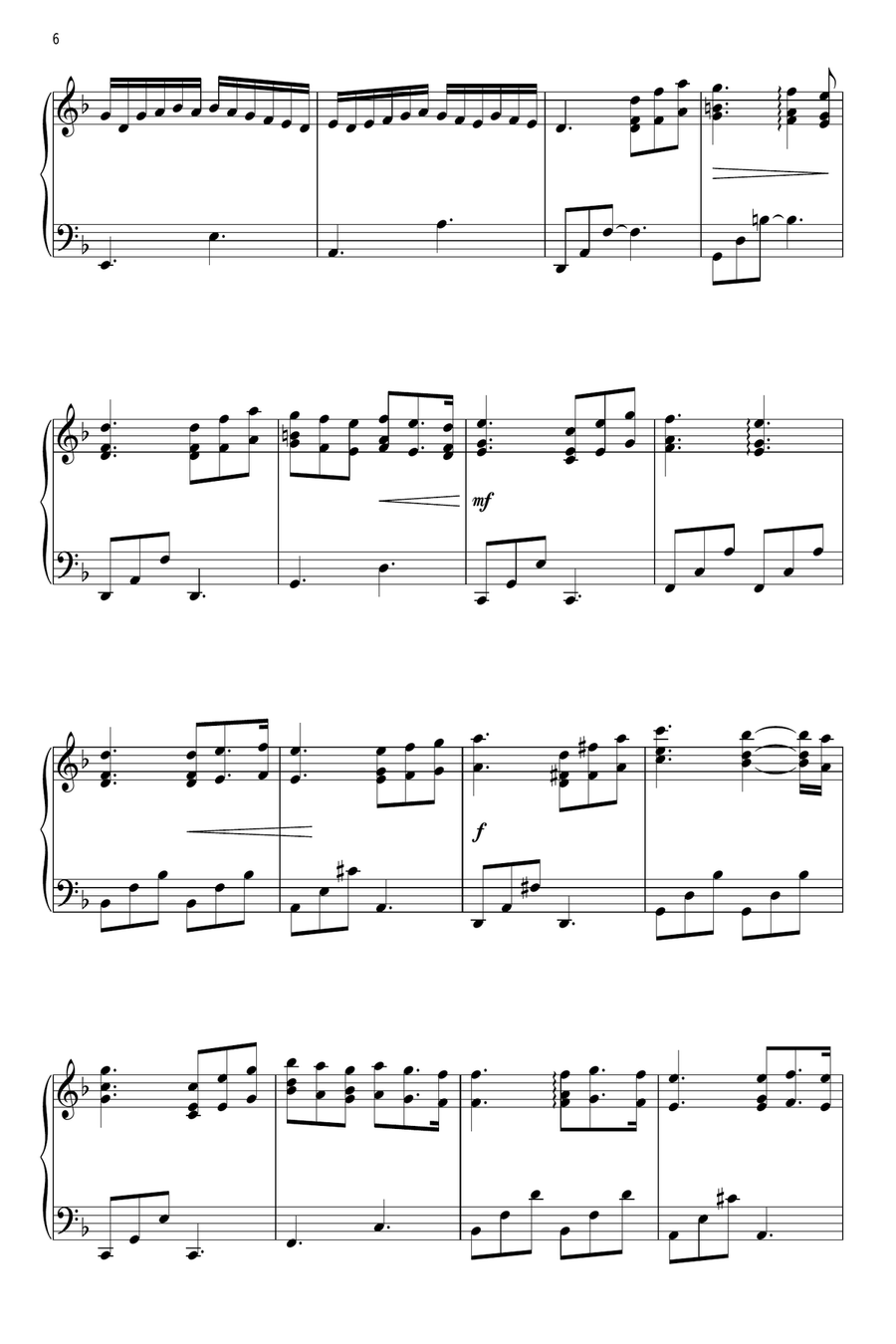 Cristofori's Dream Piano Solo scores gallery preview page 6
