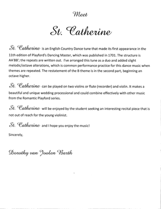 Romantic Playford: St. Catherine