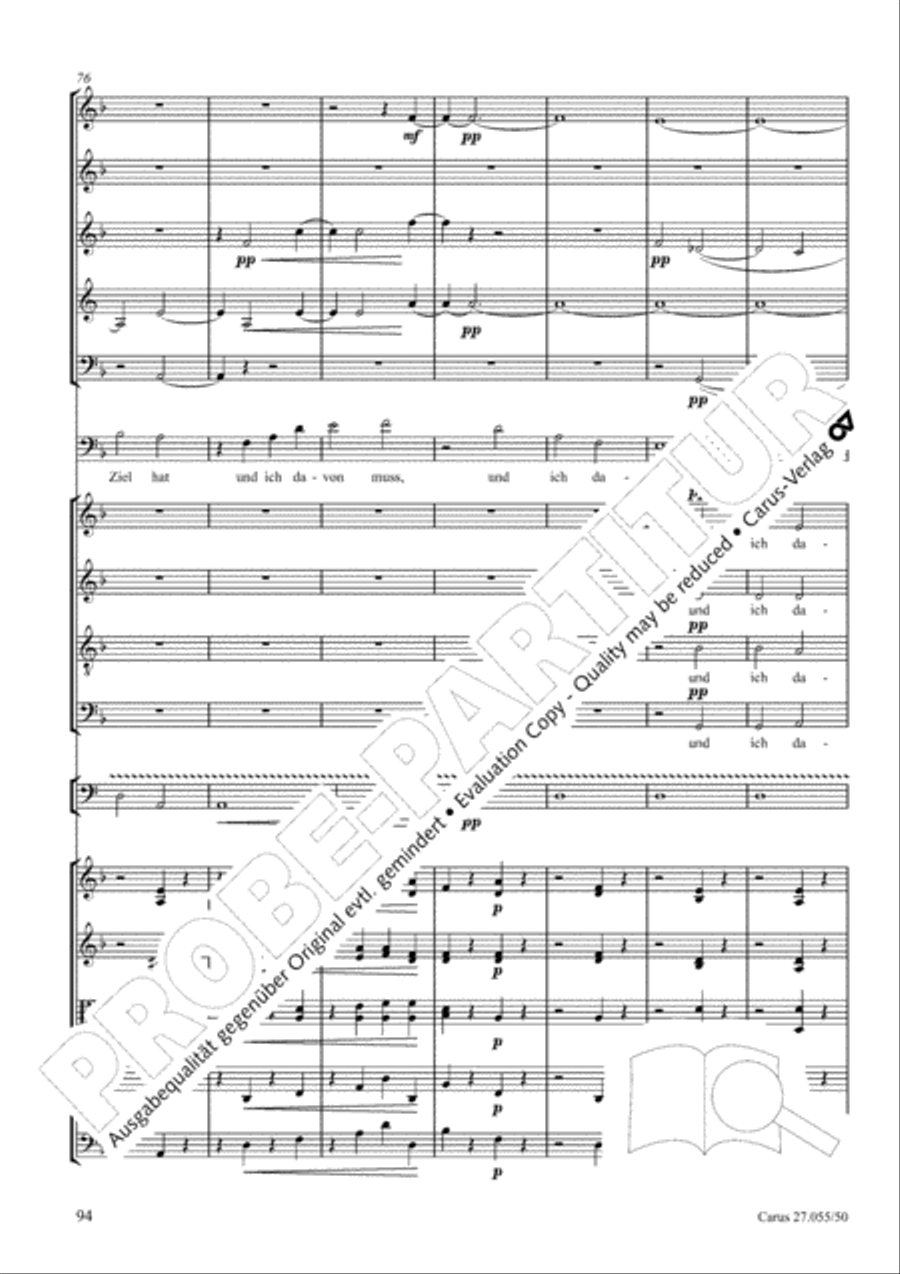 Ein Deutsches Requiem (German Requiem) 4-Part scores gallery preview page 101