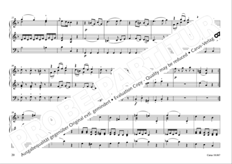 17 Church sonatas Organ Solo scores gallery preview page 21