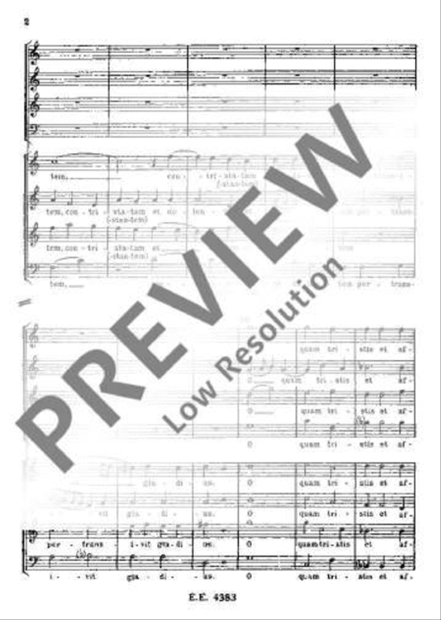 Stabat mater 4-Part scores gallery preview page 11