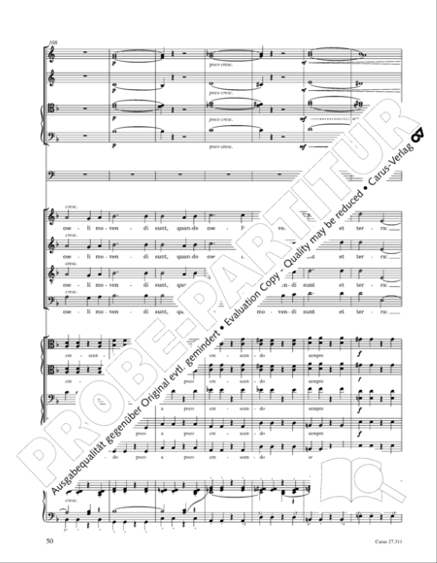 Requiem - church version (Requiem. Fassung mit kleinem Orchester) 4-Part scores gallery preview page 66