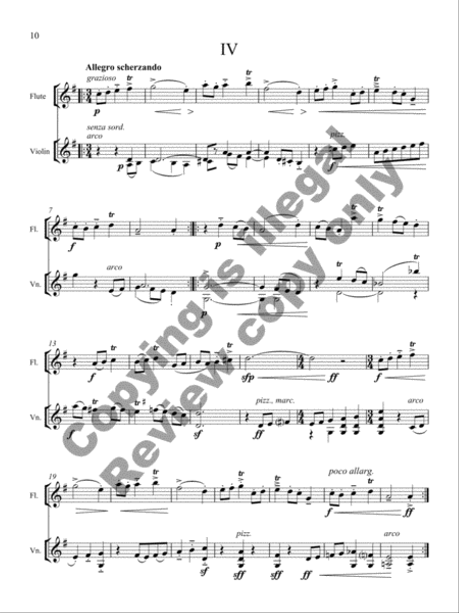 Partita Partita Flute scores gallery preview page 13