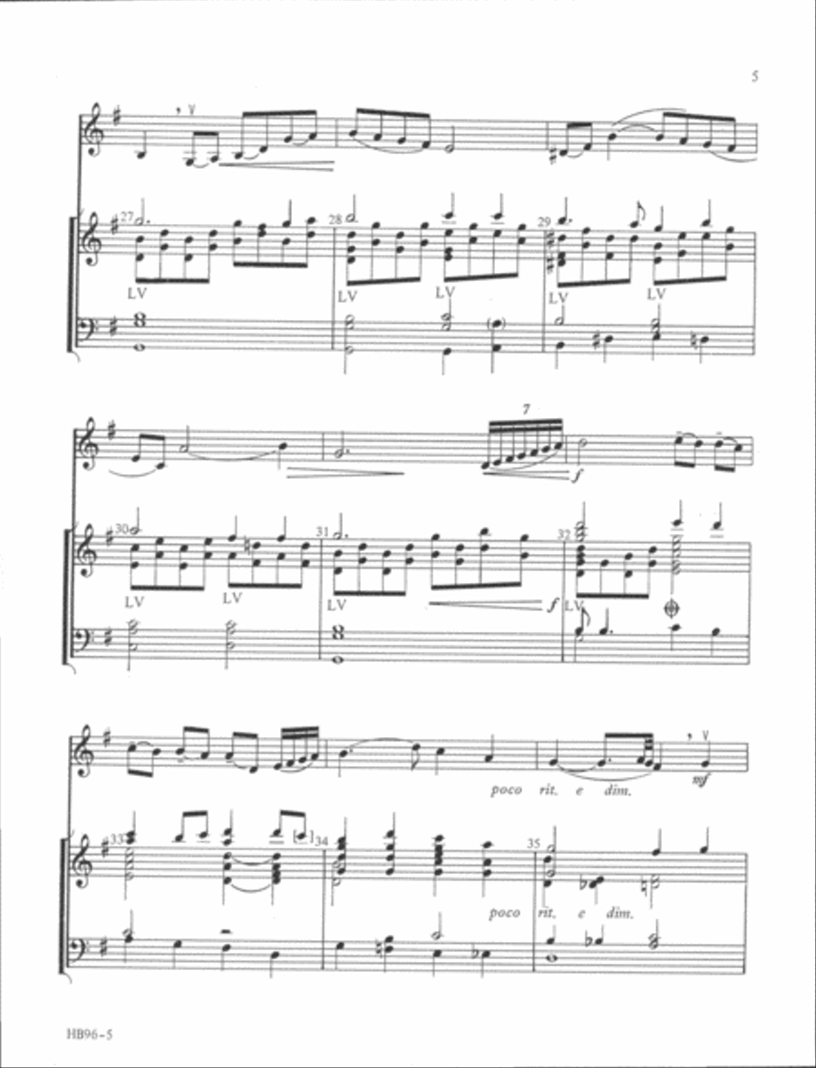 My Jesus, I Love Thee - Sanders Handbell Choir scores gallery preview page 5