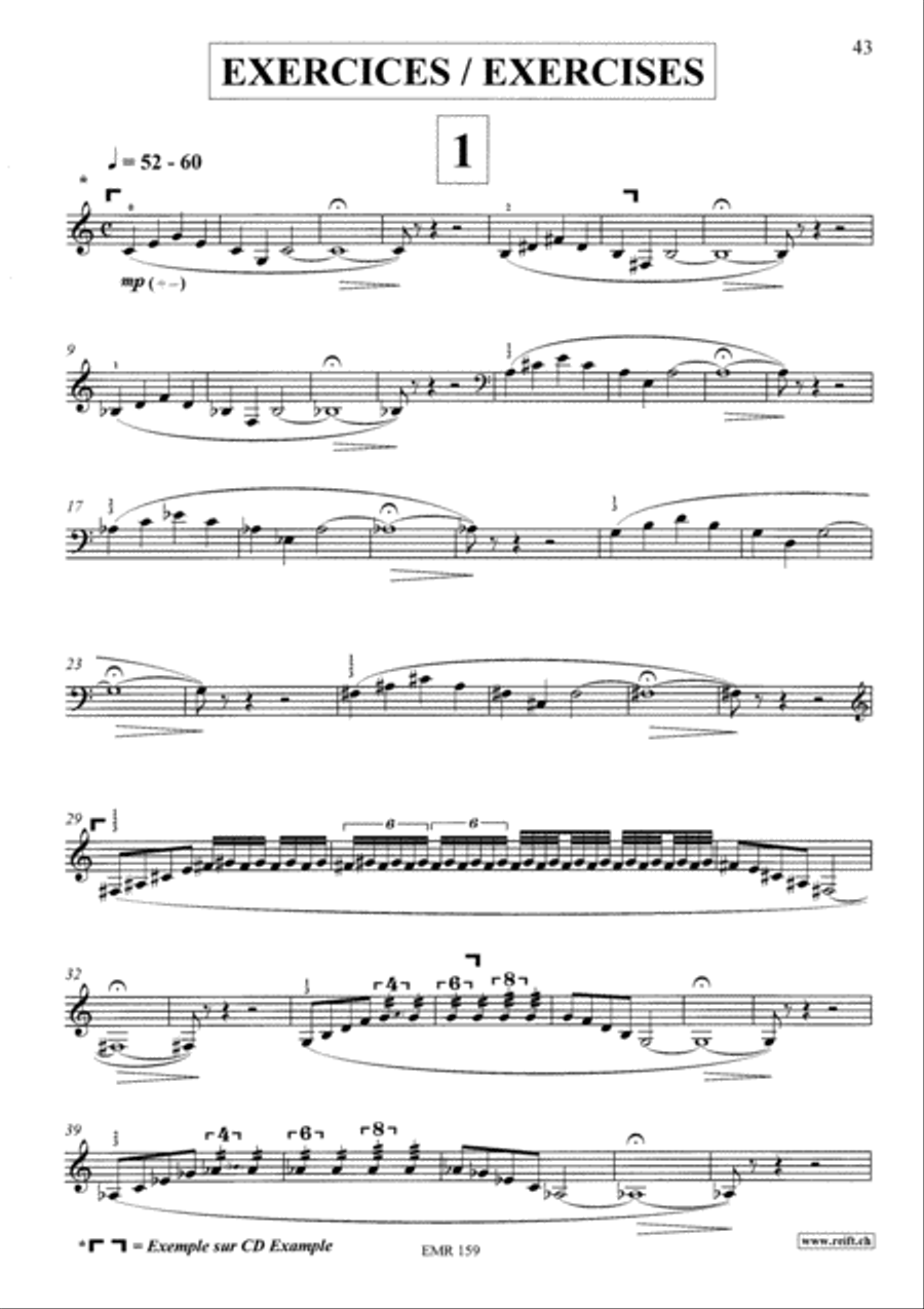 Treatise-Method and Exercises & 21 Etudes Horn scores gallery preview page 9