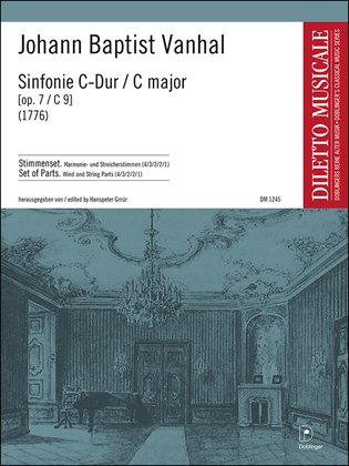 Book cover for Sinfonia C-Dur op. 7 / 9