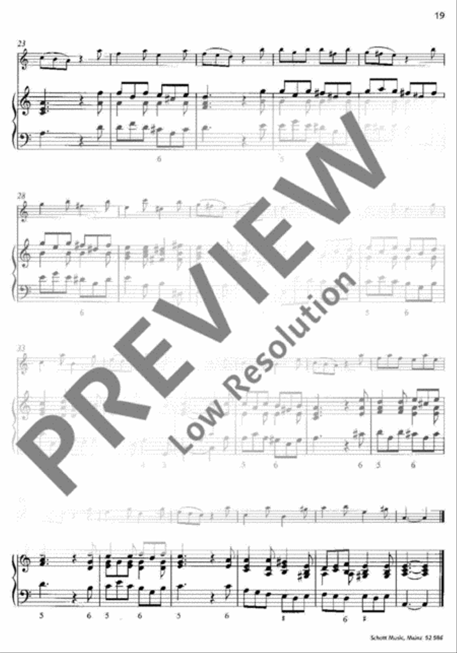3 Sonatas 3 Sonatas Alto Recorder scores gallery preview page 20