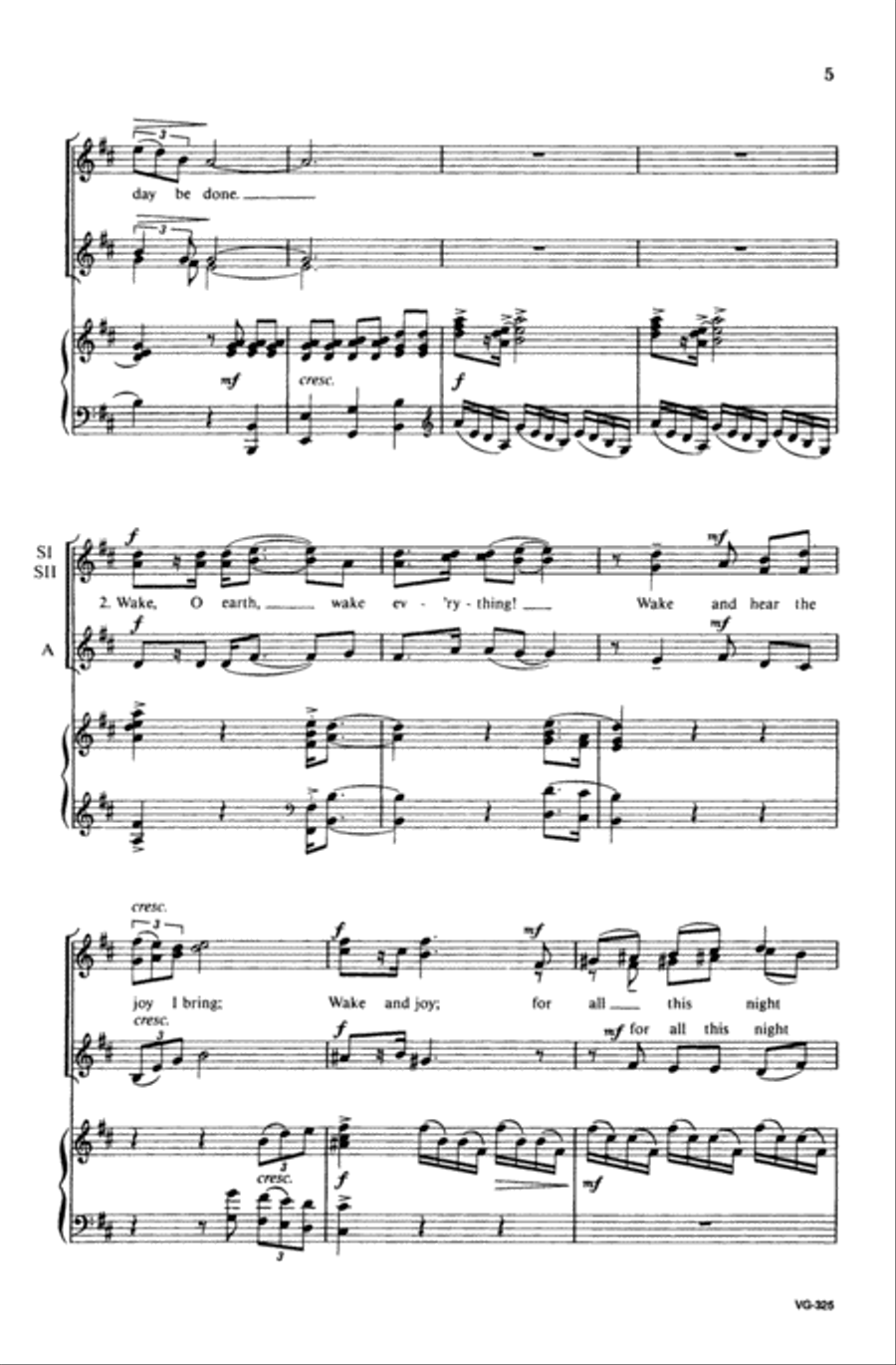 Songs of the Nativity (Six Songs) Choir scores gallery preview page 5