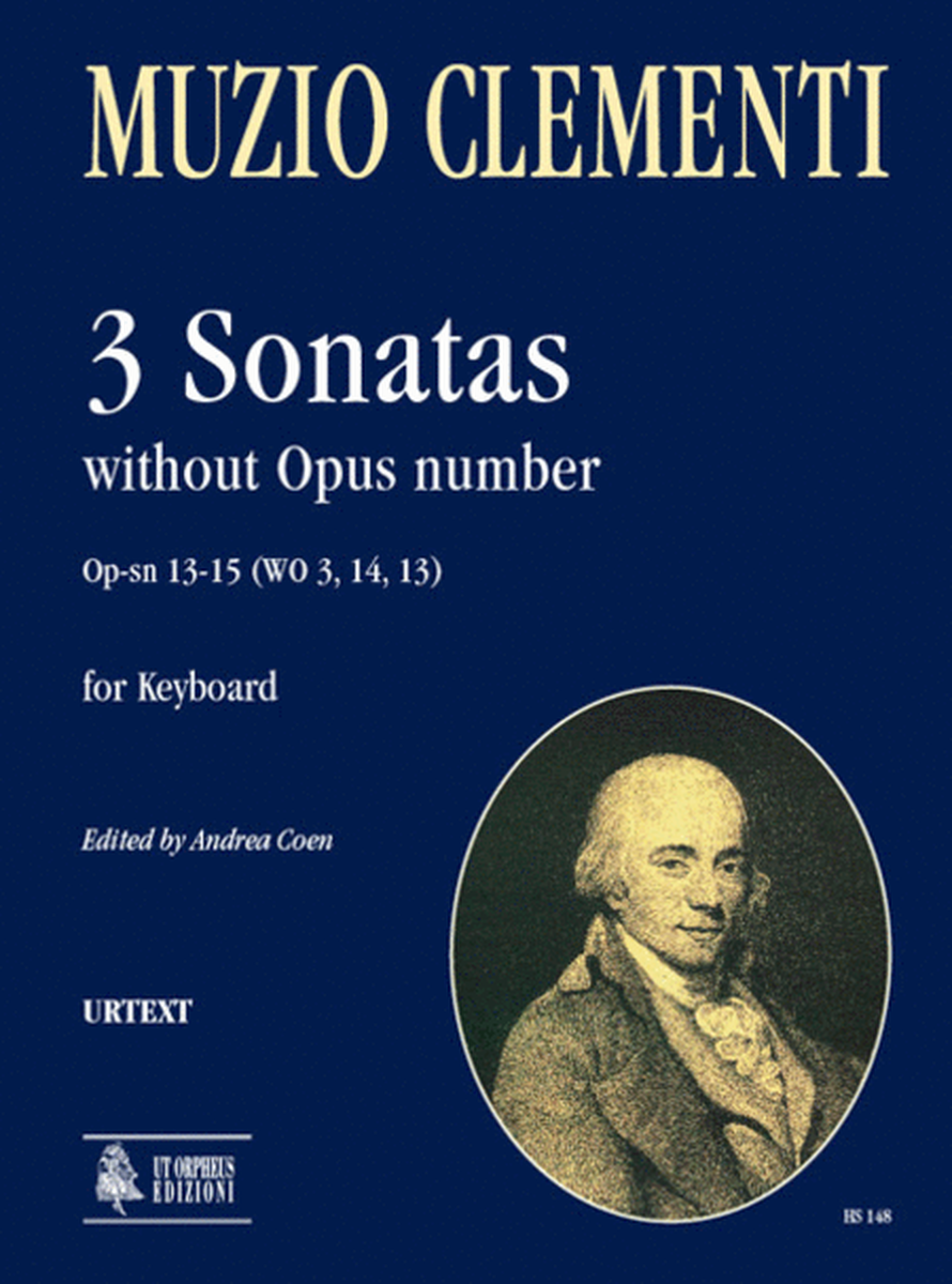 3 Sonatas without Opus number Op-sn 13-15 (WO 3, 14, 13) for Keyboard image number null