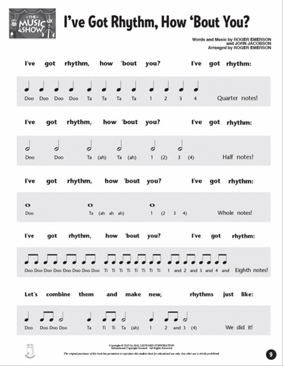 The Music Show Choir scores gallery preview page 3