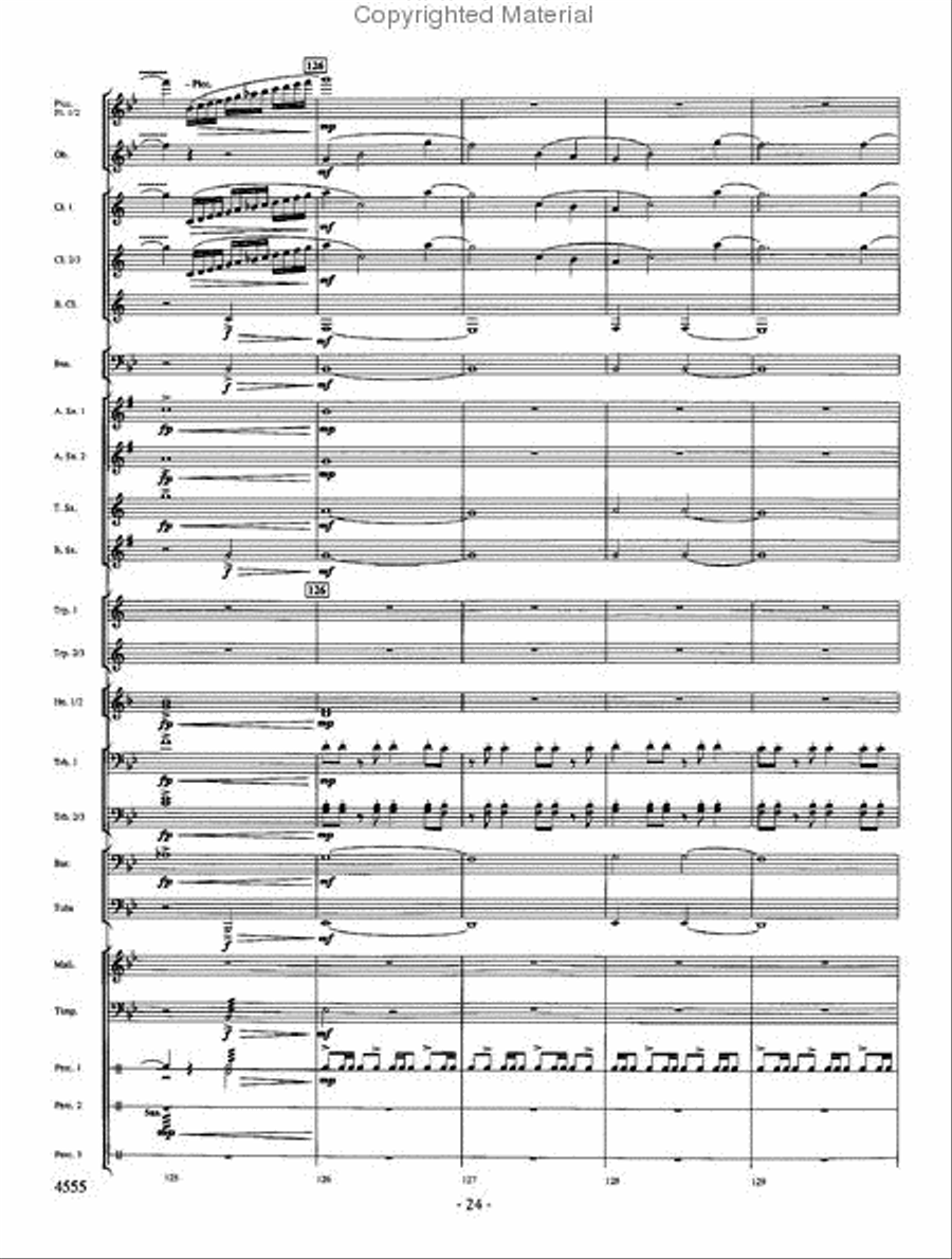 Beyond the Higher Skies Concert Band scores gallery preview page 23