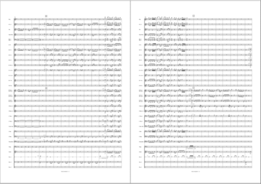 The Danserye Concert Band scores gallery preview page 7