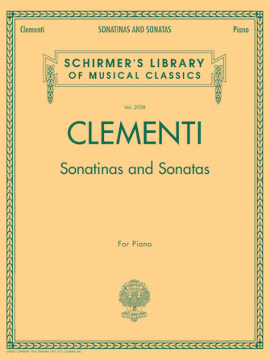 Sonatinas and Sonatas Piano scores gallery preview page 1