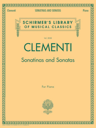Book cover for Sonatinas and Sonatas