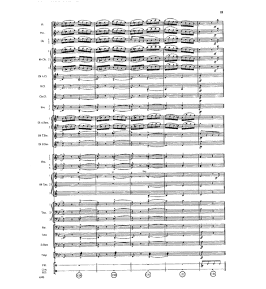 Farandole Concert Band scores gallery preview page 21