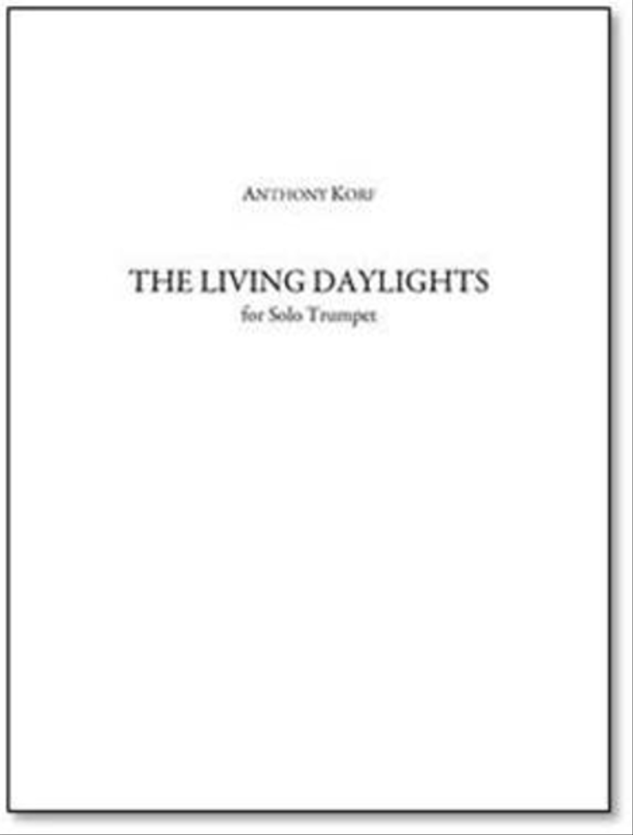 The Living Daylights The Living Daylights Trumpet Solo scores gallery preview page 1