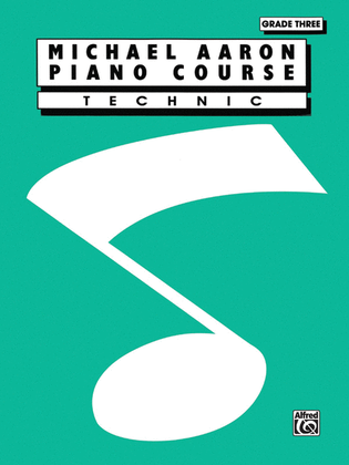 Book cover for Michael Aaron Piano Course Technic