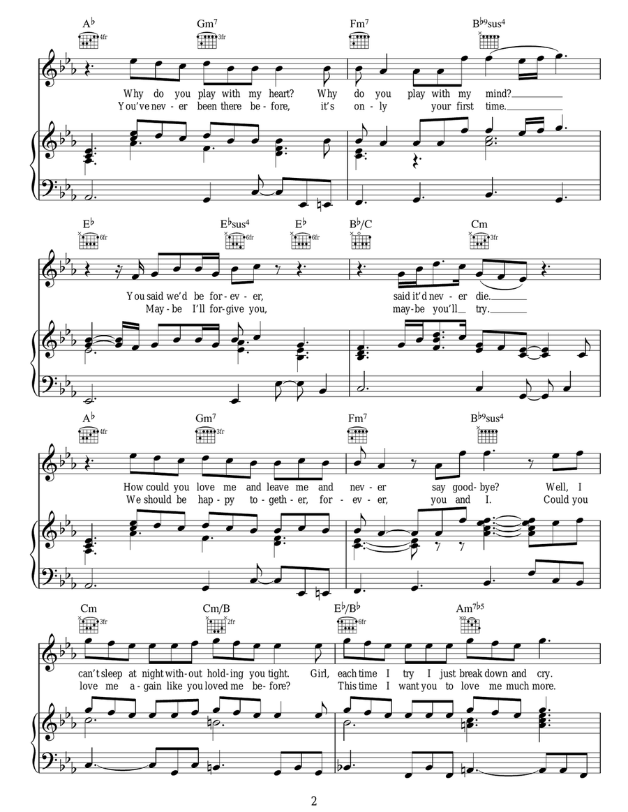 End Of The Road Acoustic Guitar scores gallery preview page 2