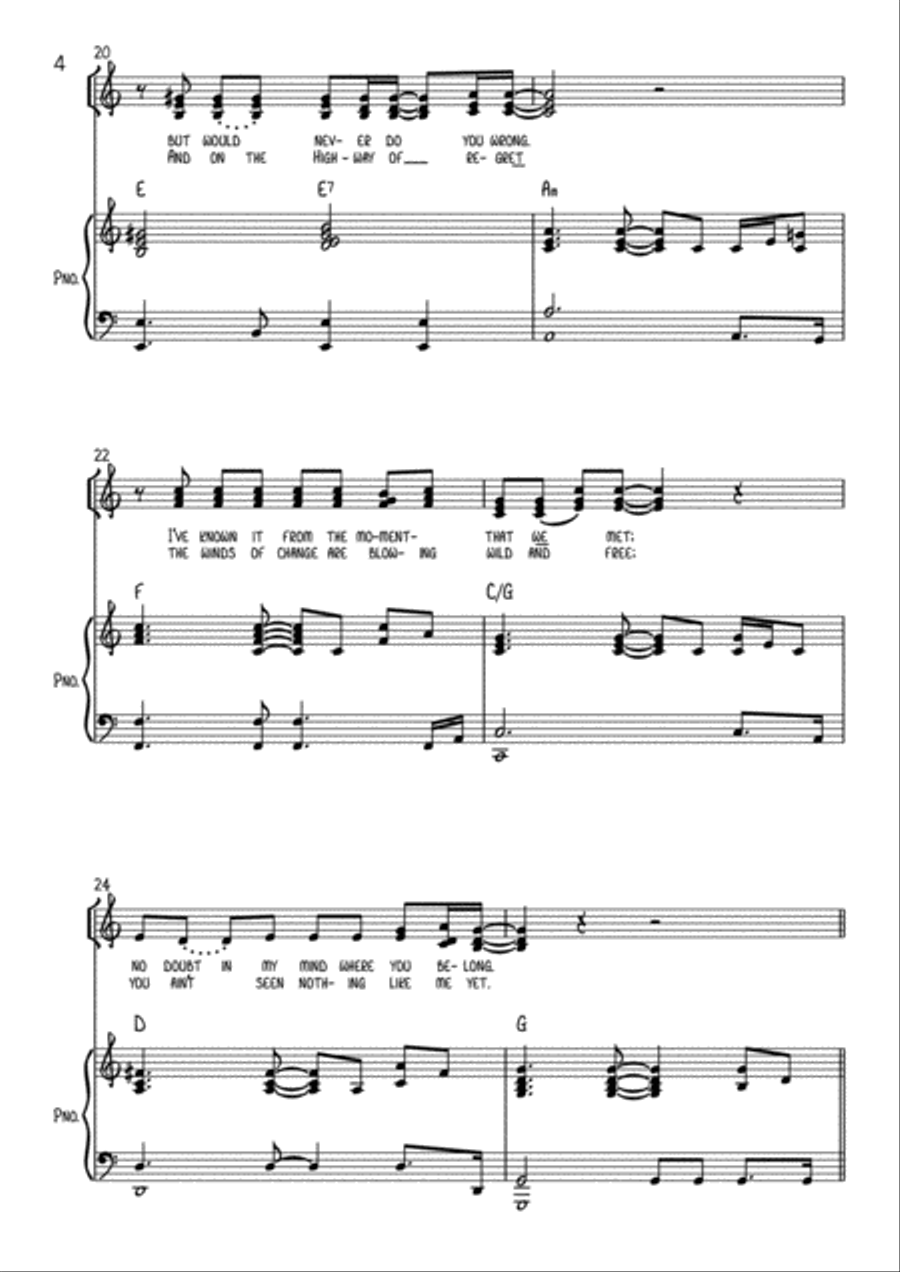Make You Feel My Love Women's Choir scores gallery preview page 4