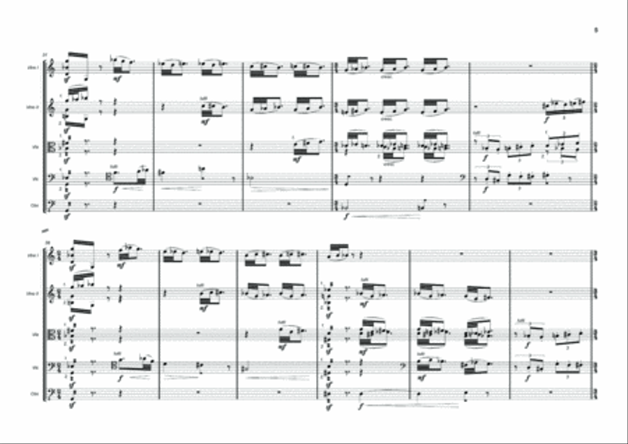 Point Line Spot (for String Orchestra) String Orchestra scores gallery preview page 6