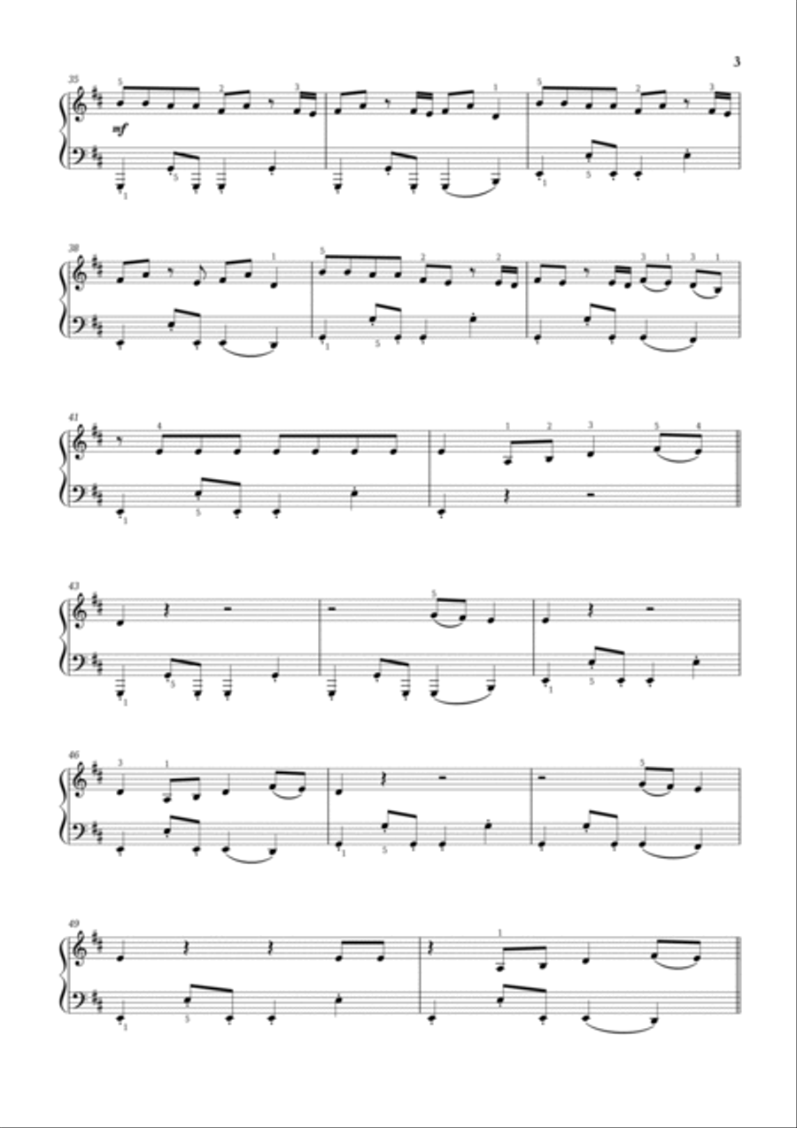 Pretty Please Easy Piano scores gallery preview page 3