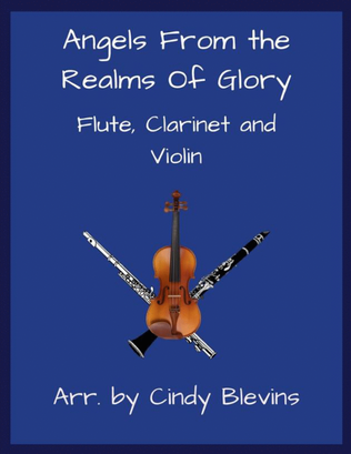 Book cover for Angels, From the Realms Of Glory, Flute, Clarinet and Violin