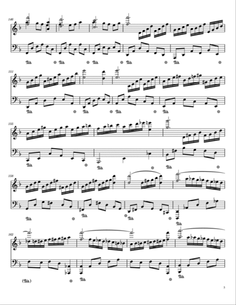 Carol of the Holy Night Piano Solo scores gallery preview page 5