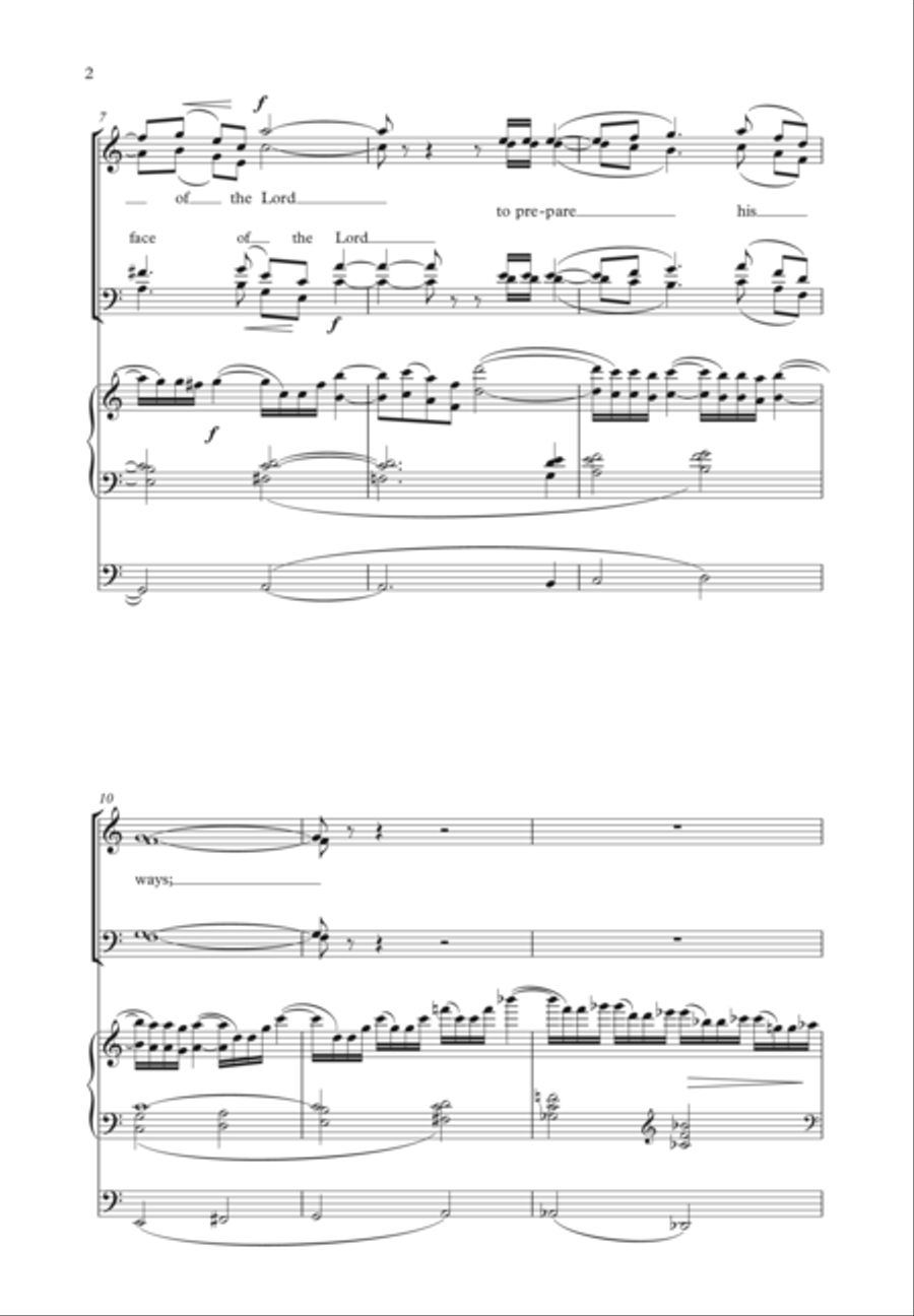 And Thou, Child, Shalt Be Called Choir scores gallery preview page 2