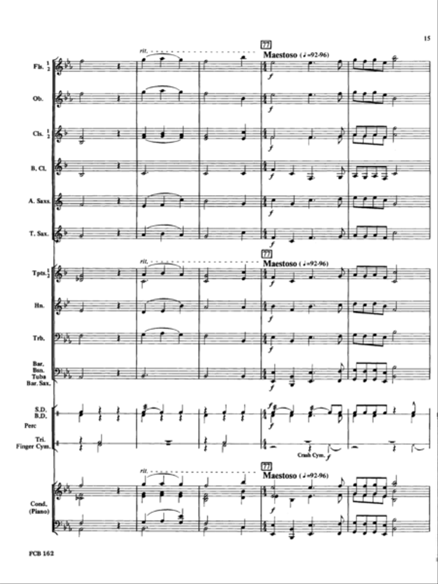 A Yuletide Celebration Concert Band scores gallery preview page 15