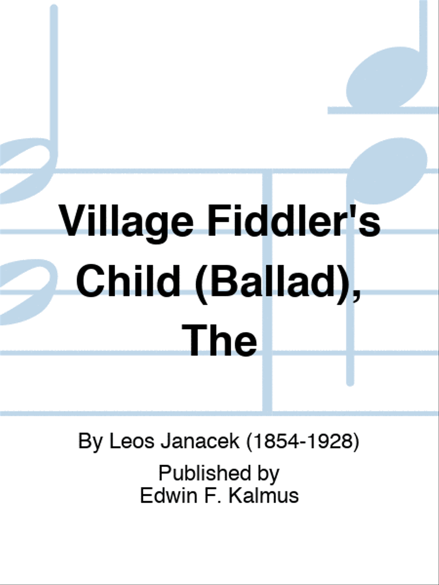 Village Fiddler's Child (Ballad), The Set of Parts scores gallery preview page 1