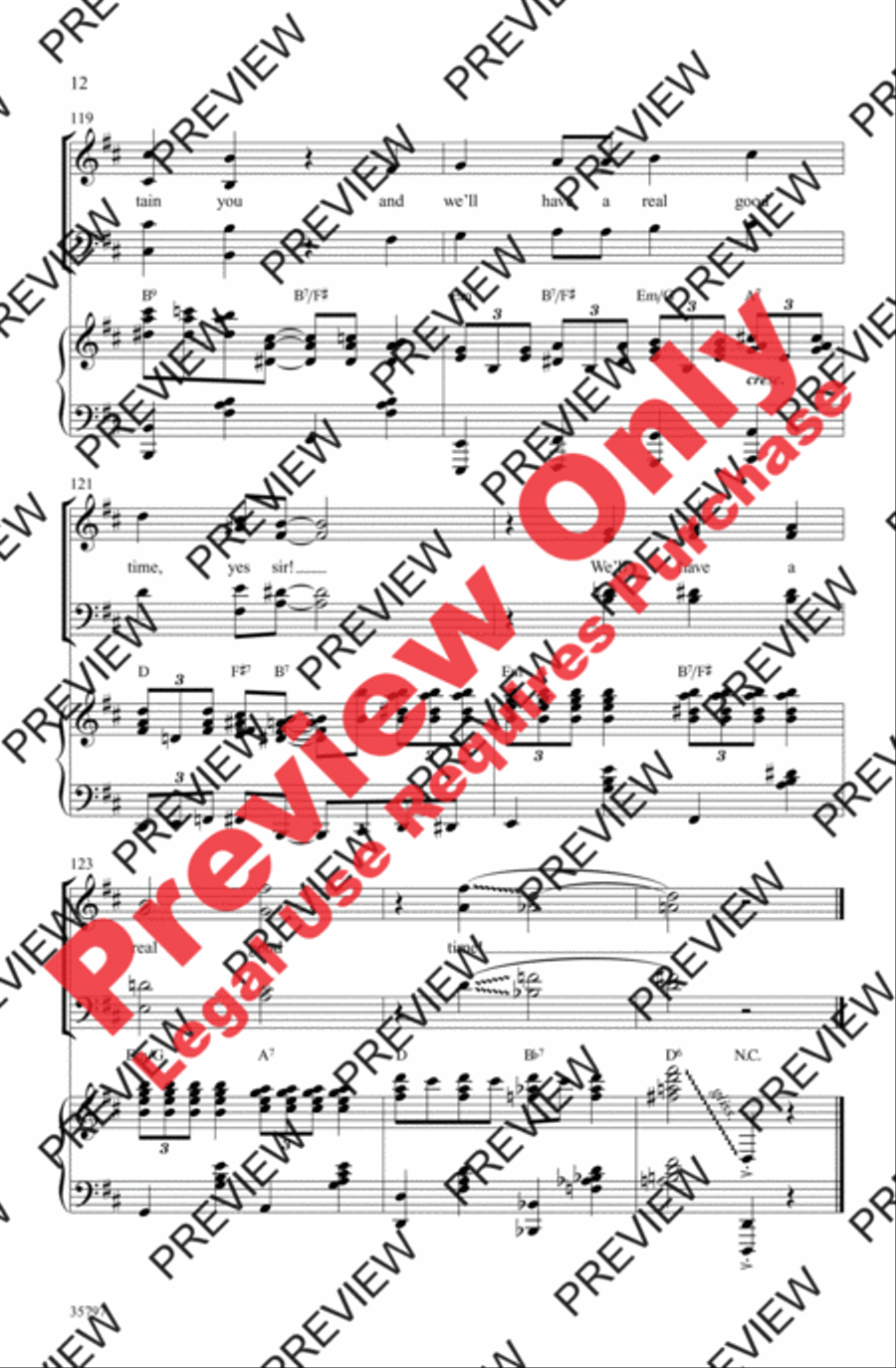 Let Me Entertain You Let Me Entertain You 4-Part scores gallery preview page 12