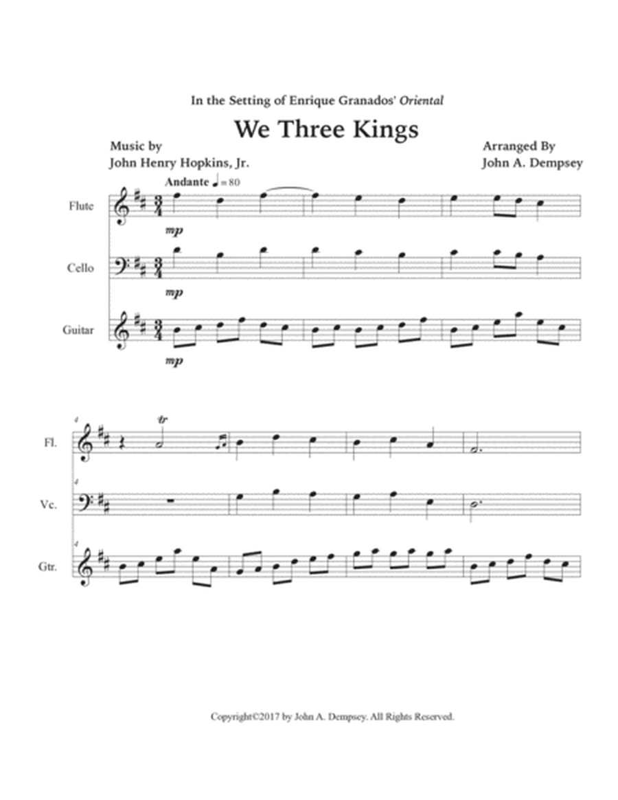 We Three Kings (Trio for Flute, Cello and Guitar) image number null