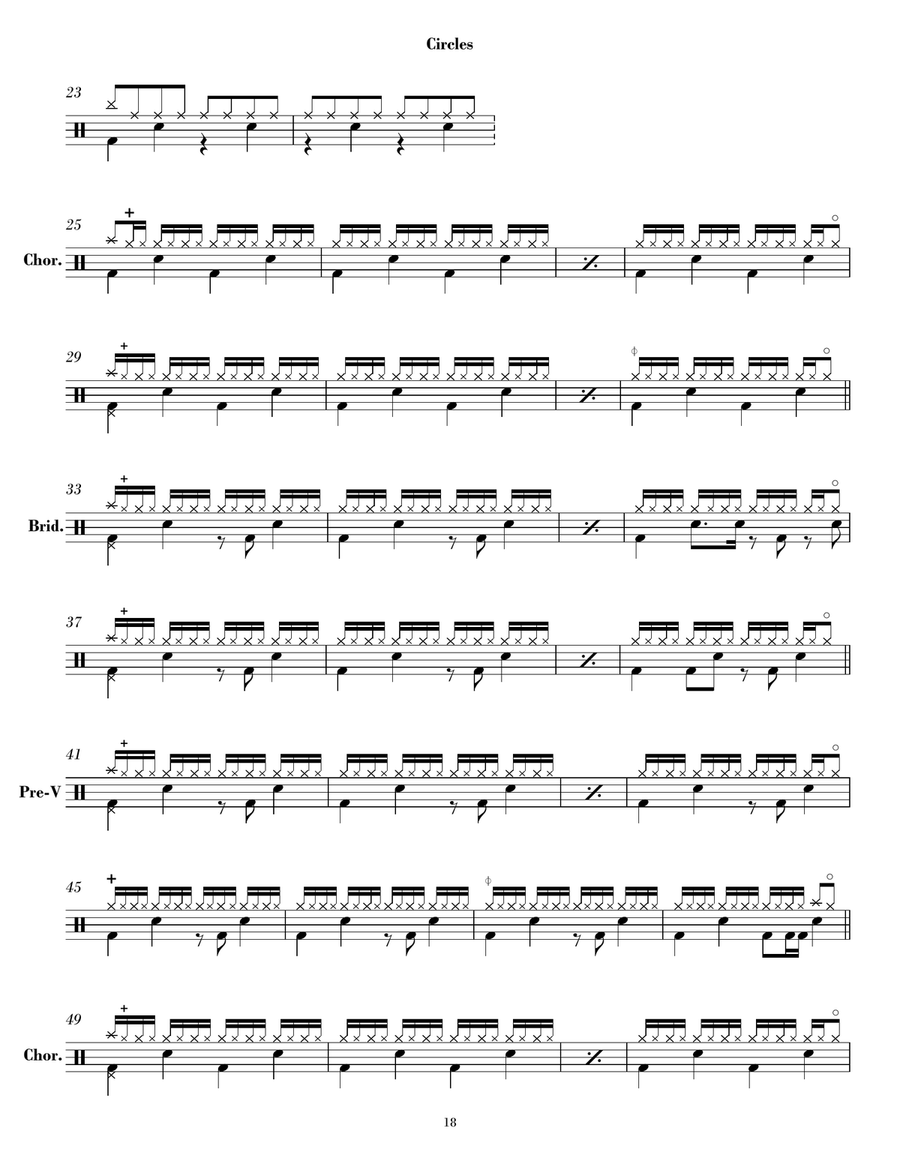 Circles Drum Set scores gallery preview page 2