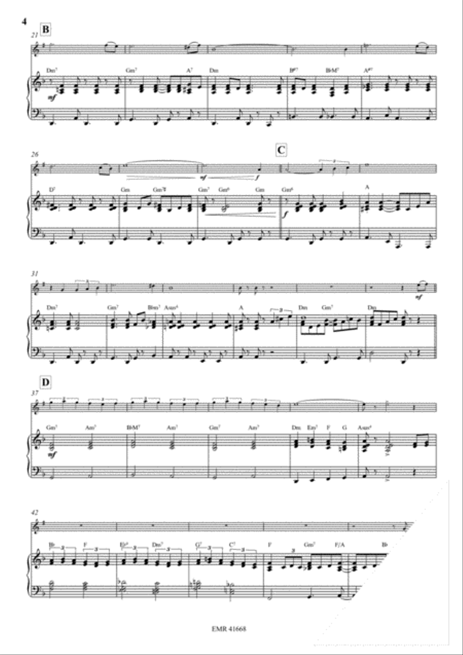 Manha De Carnaval Clarinet Solo scores gallery preview page 4