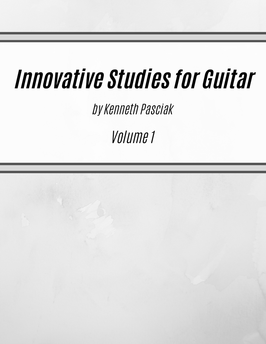 Innovative Studies for Guitar - Volume 1 Acoustic Guitar scores gallery preview page 1