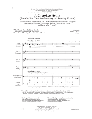 A Cherokee Hymn