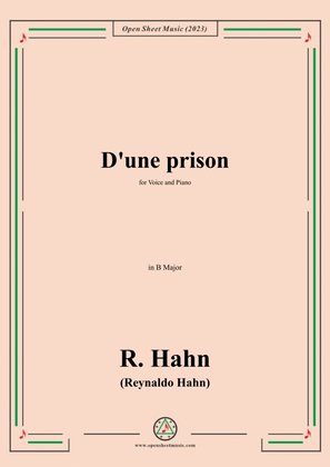 R. Hahn-D'une prison,in B Major