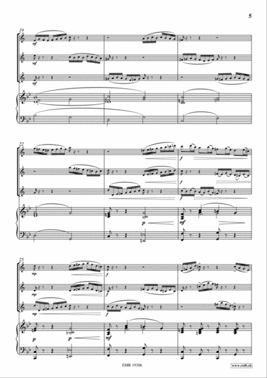 Moto Perpetuo Trumpet Trio scores gallery preview page 6