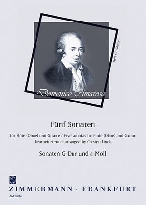 Book cover for 5 Sonatas Heft 1