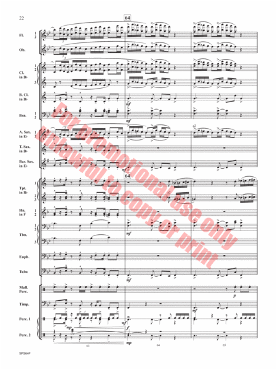 The Rusty Bucket Concert Band scores gallery preview page 23