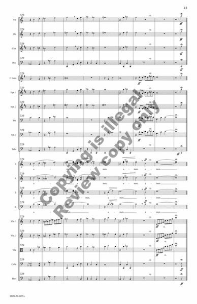 Festival Te Deum (Orchestral Score)