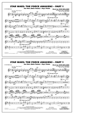 Book cover for Star Wars: The Force Awakens - Part 1 - Bb Tenor Sax