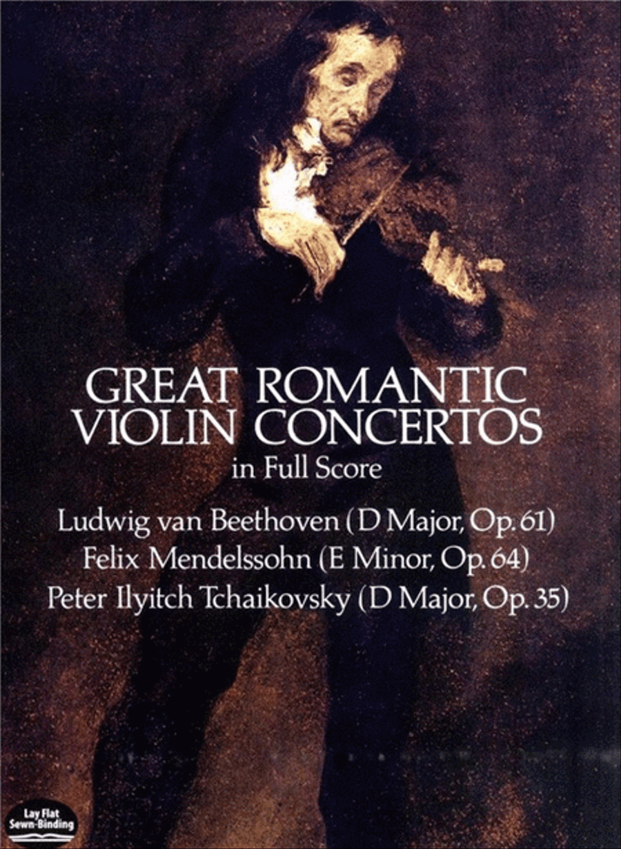 Great Romantic Violin Concertos Full Score Full Orchestra scores gallery preview page 1