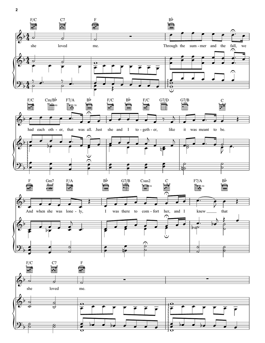 When She Loved Me (from Toy Story 2) Acoustic Guitar scores gallery preview page 2